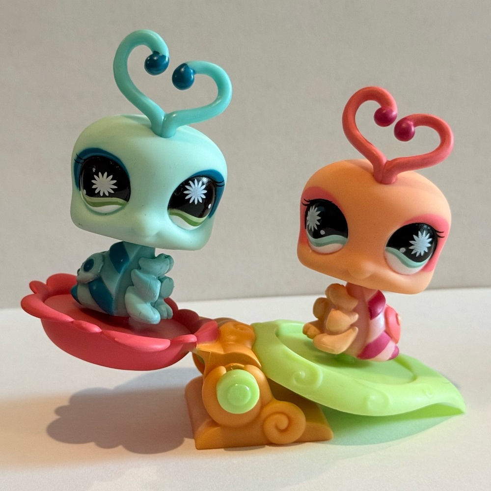 Littlest Pet Shop LPS 838 839 Lovebug Lovebugs Special Edition ~ AUTHENTIC